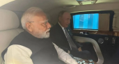 Путин прокатил Моди на Aurus с китайскими номерами после саммита ШОС