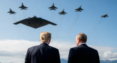 Трамп выложил фото с Путиным под пролетом бомбардировщиков B-2 после переговоров по Украине