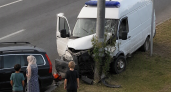 На севере Москвы скорая врезалась в столб после возможного подрезания