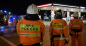 МВД показало кадры сгоревшей АЗС и не менее 20 машин в Ростове-на-Дону