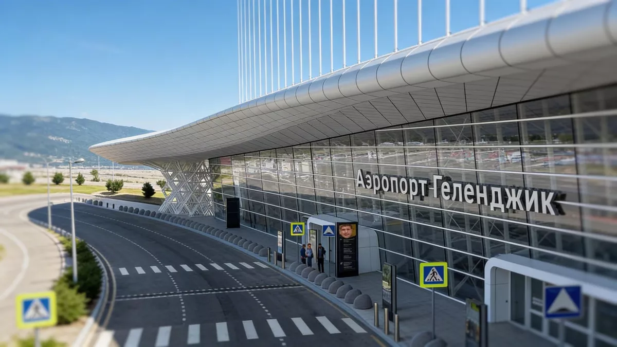 Аэропорт Геленджика закрыт из-за угрозы падения беспилотников