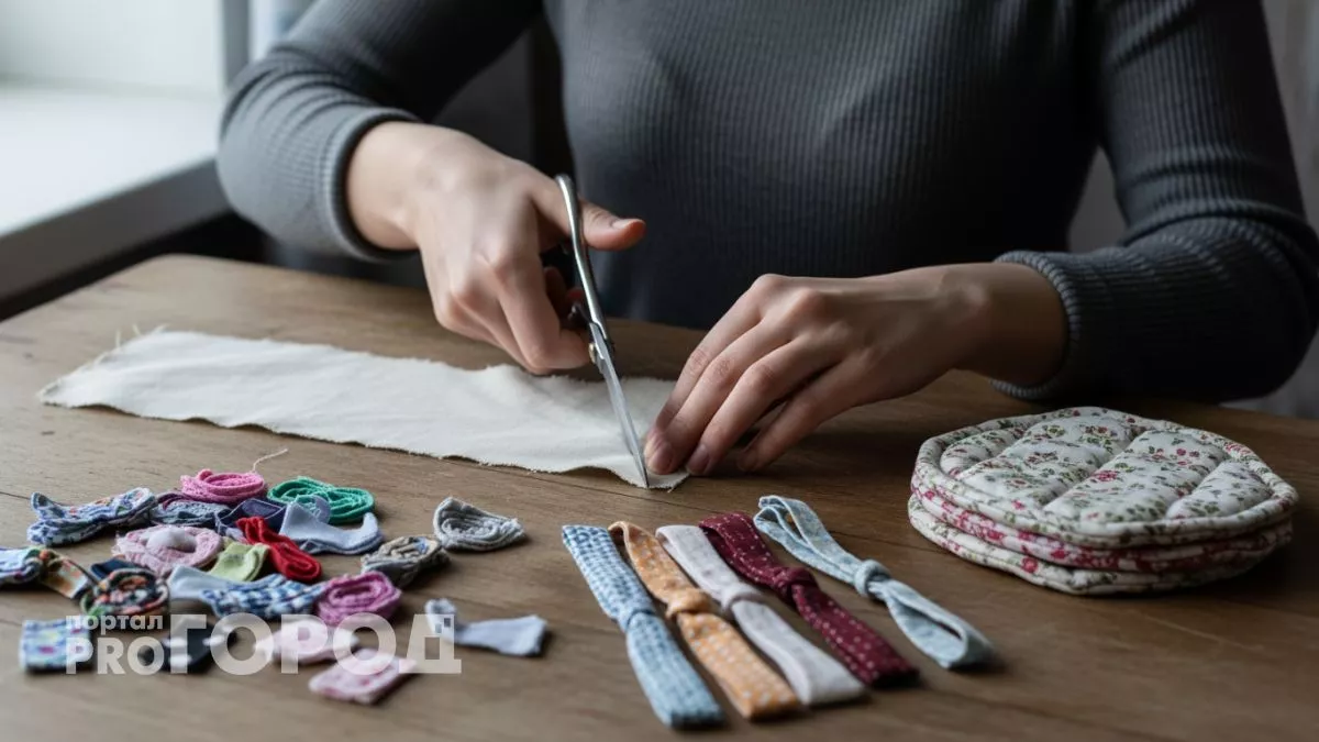 Старые лоскутки ткани превращаю в такие полезности что гости спрашивают где купить