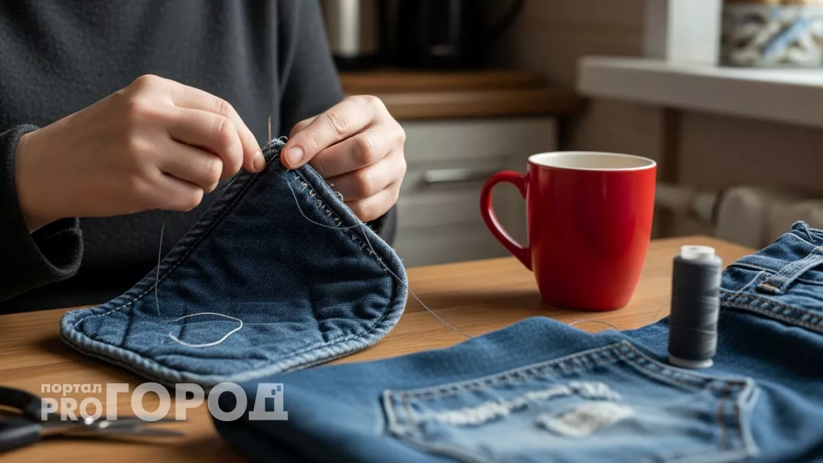 Старые джинсы превращаю в полезные вещи для дома и забываю о походах в магазин за мелочами