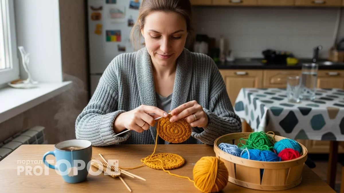 Подсмотрела у соседки как остатки пряжи превращать в домашние находки и забыла дорогу в магазин