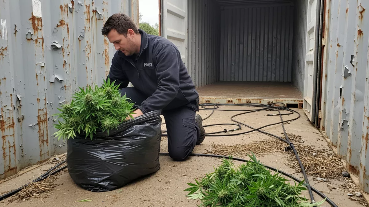 Морские контейнеры превратили в наркоферму под Тулой