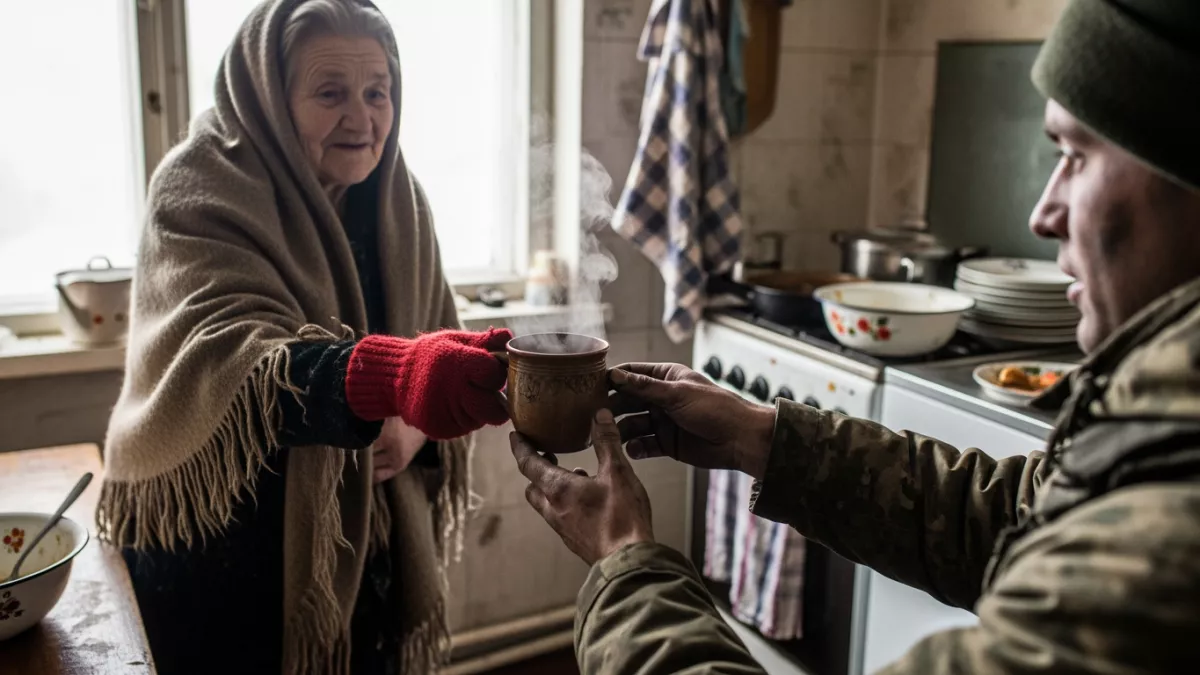 «Чумазые, как трубочисты»: жители Суджи со слезами встречали освободителей