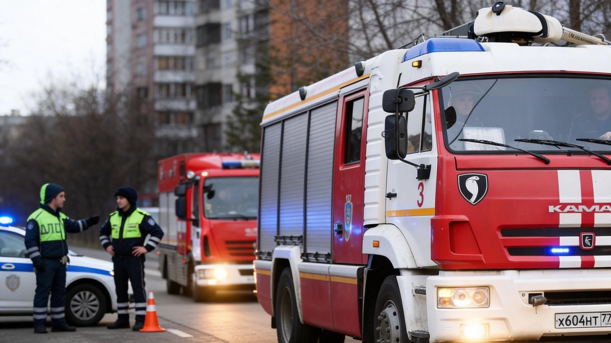 В московском бизнес-центре обнаружены три очага пожара на складе
