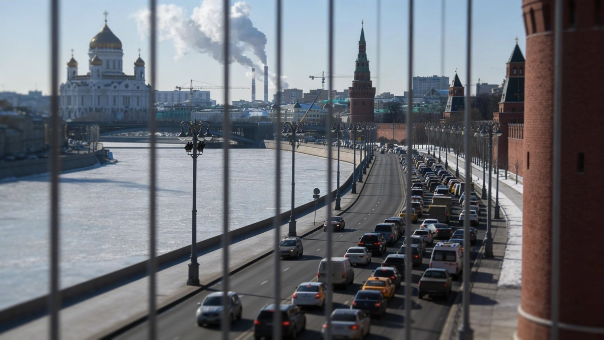 Перекрыли Кремлевскую набережную и Тверскую в центре Москвы