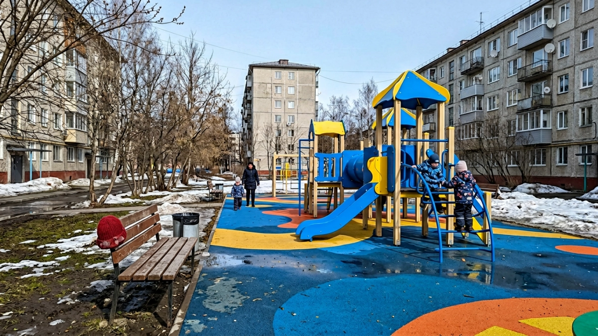 Подмосковье обновит 436 детских площадок в 2026 году — с учётом мнения жителей