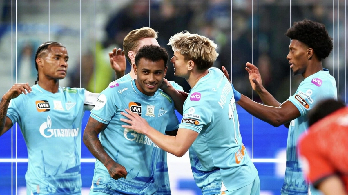 «Зенит» обогнал «Краснодар» в гонке за чемпионством с шансом 58,5%