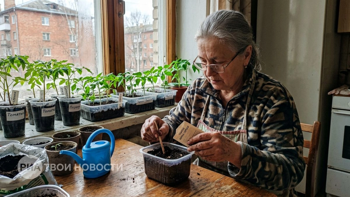 Сею томаты в мокрую тряпку — всходят за 4 дня с толстым стеблем и мощными корнями