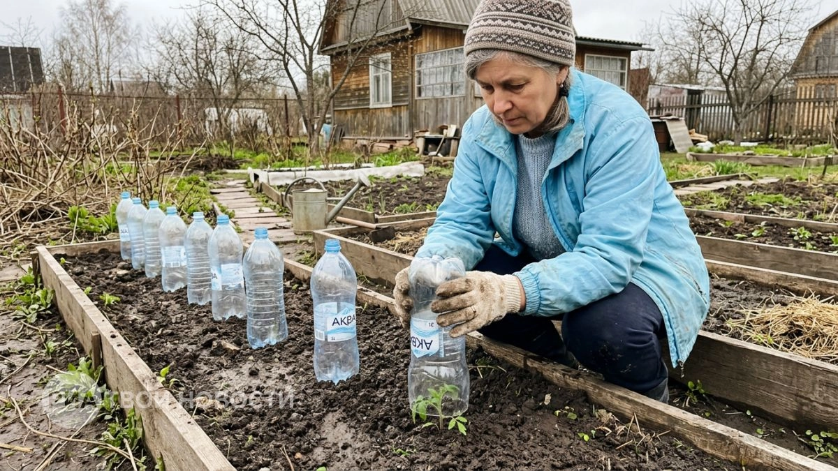 Храню пластиковые бутылки с января и к маю получаю десяток полезных вещей для огорода