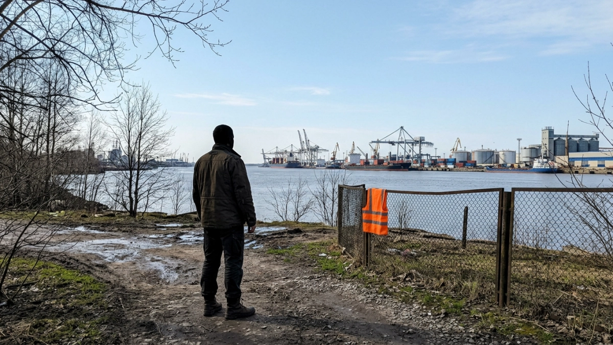 Пожар в порту Усть-Луга после атаки 33 беспилотников: жертв нет