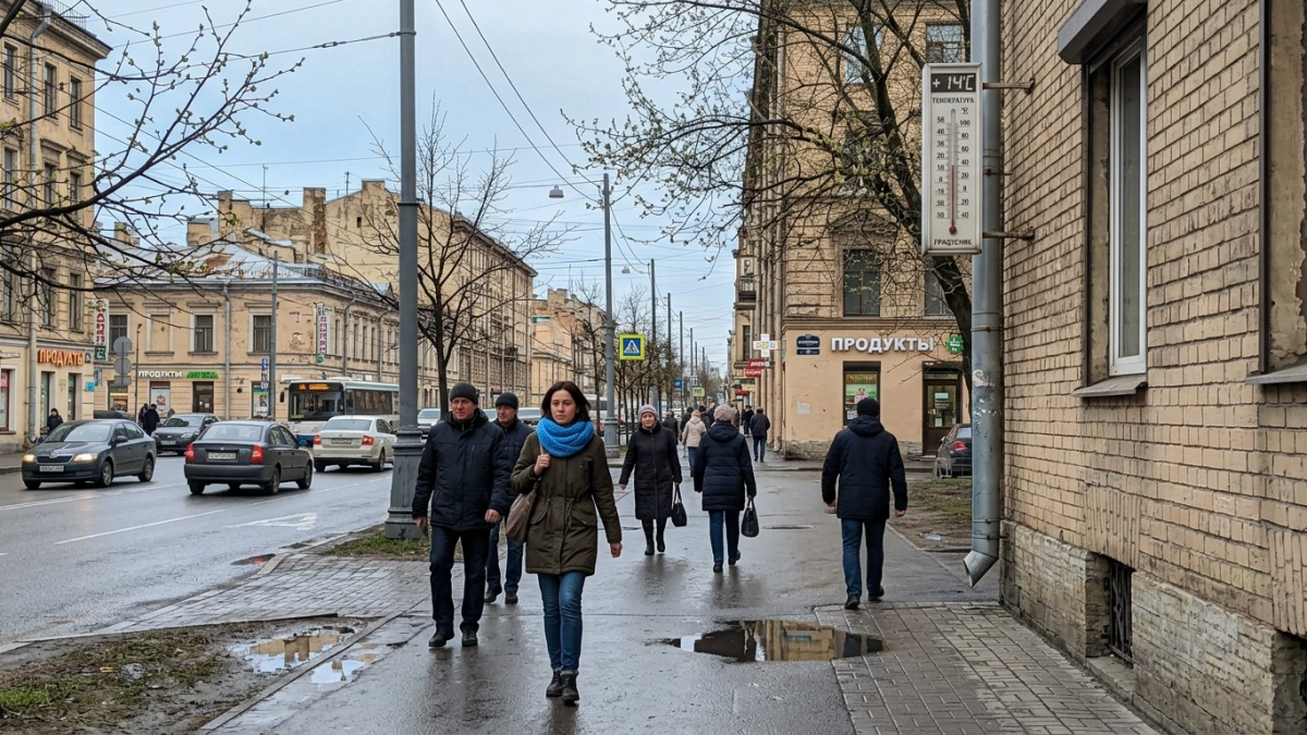 Петербург побил температурный рекорд марта — и день ещё не закончился