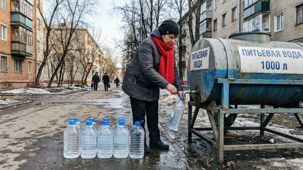 Великий Новгород остался без воды из-за отключения электроэнергии