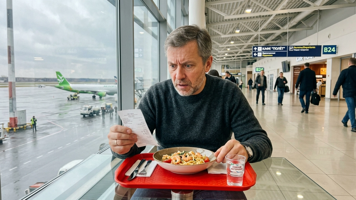 Паста за 800 рублей обернулась счётом в 5 тысяч: история из Шереметьево