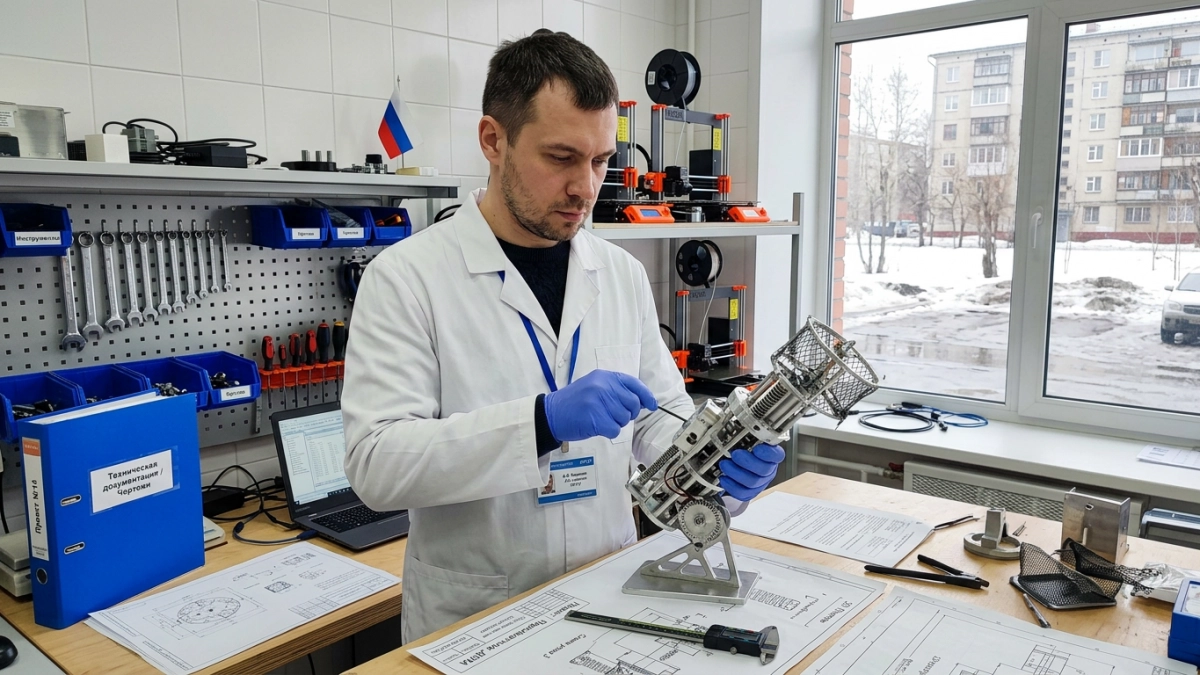 Учёные НГТУ создали гранатомётный боеприпас с сетью против дронов