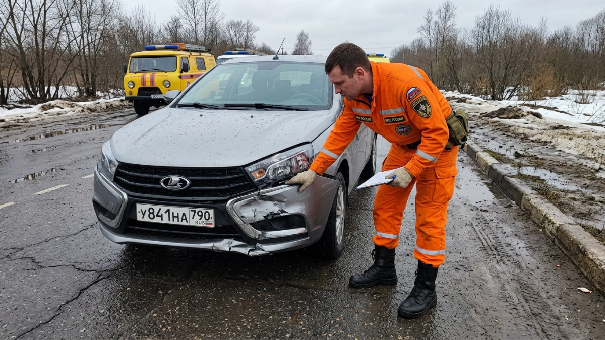 Трое машин столкнулись в Южно-Сахалинске: среди пострадавших дети