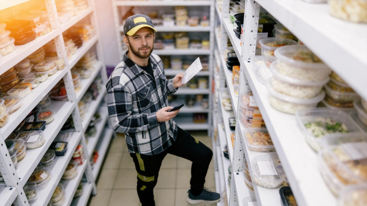 Сотрудники склада семь раз тайно вывозили готовую еду из супермаркета