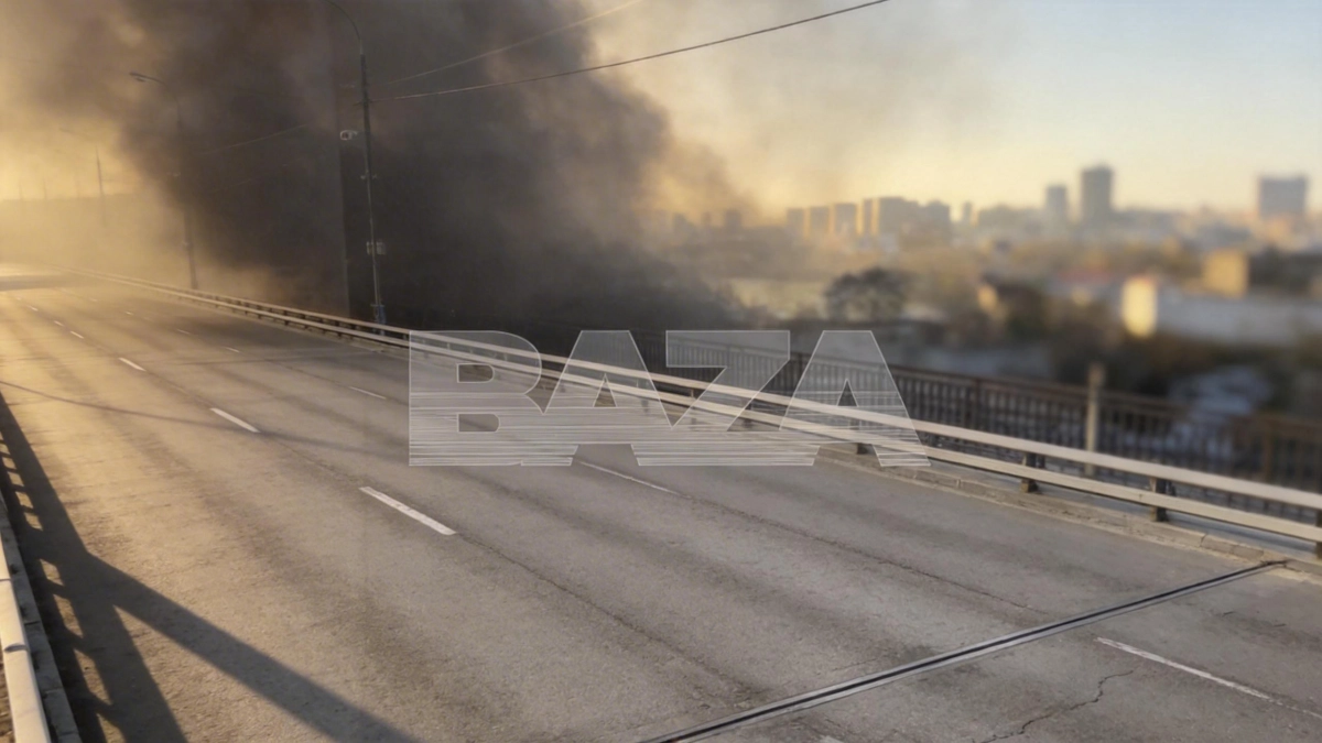 Три катера вспыхнули у Строгинского моста: пострадавший и задымление на переправе