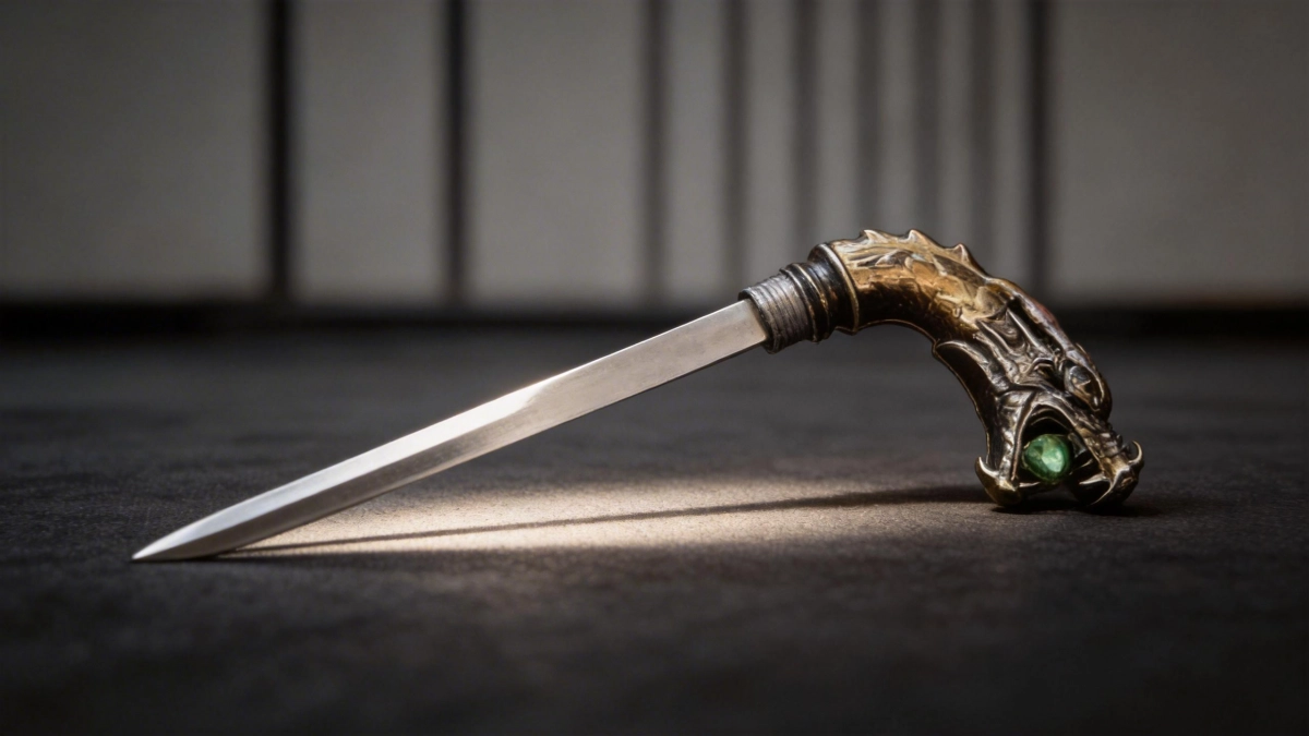 Свидетель пришёл в петербургский суд с 30-сантиметровым клинком в трости