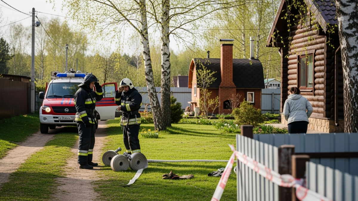 Мать выбросила пятилетнего сына из окна горящего дома в Подмосковье