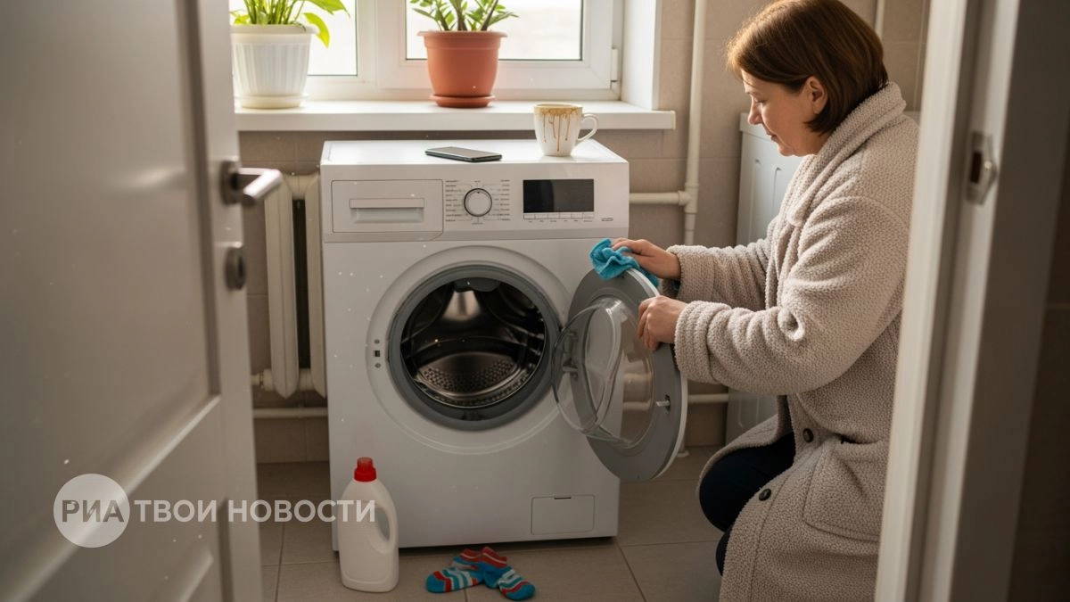 Нажал всего две кнопки на панели стиралки: внутри накопилось столько грязи, что пришлось дважды сливать воду
