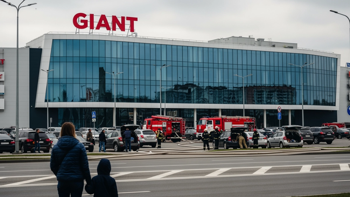 «Не ложная тревога»: посетительница ТЦ Гиант — о дыме и эвакуации с ребёнком