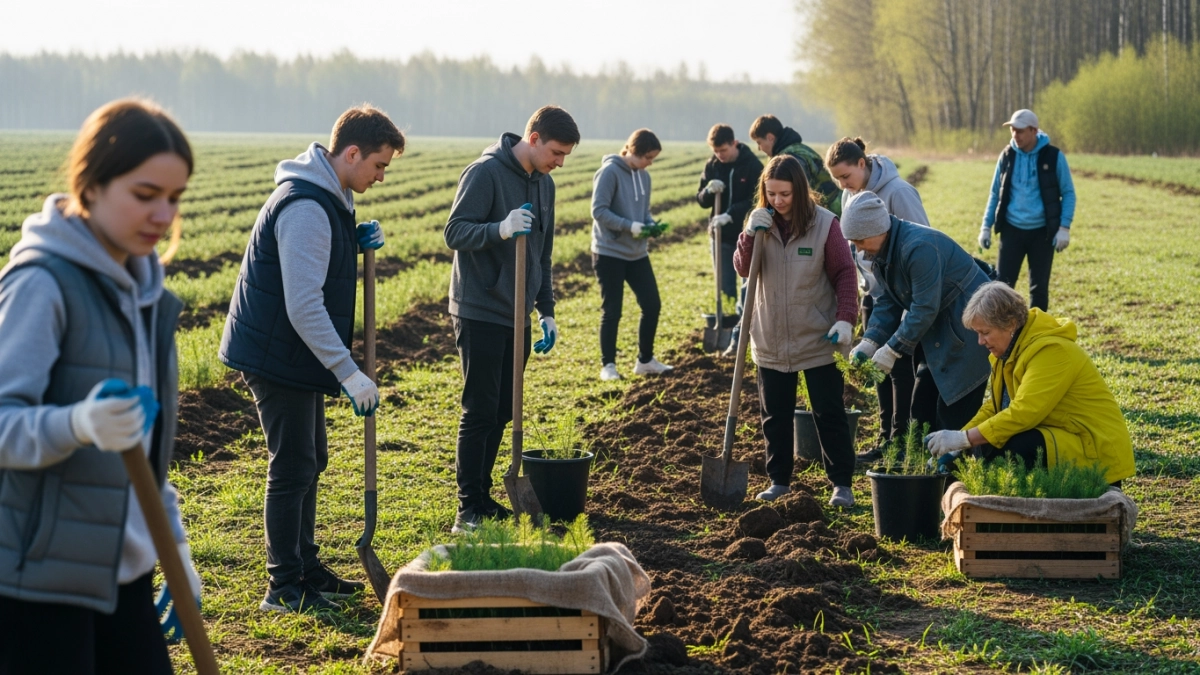 В Самарской области высадят 150 тысяч деревьев в память о погибших на войне