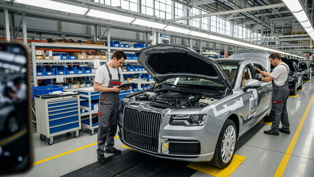 Завод в Елабуге начал подготовку к серийному выпуску обновлённого Aurus Senat