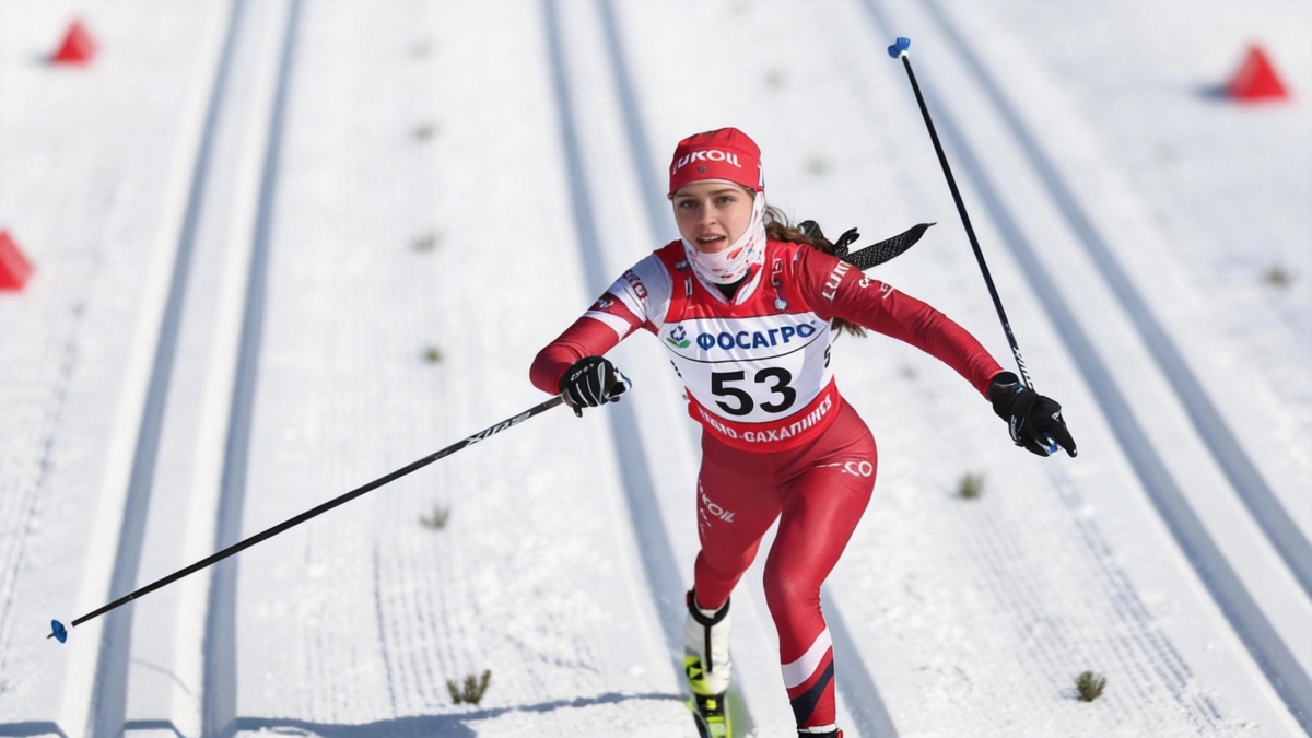 Гончарова выиграла марафон 50 км на чемпионате России с отрывом почти в минуту