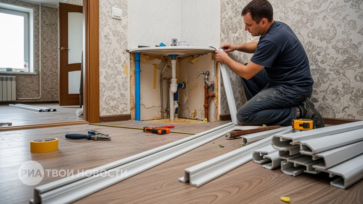 Перестал строить короба для труб: подсмотрел у немцев простой метод маскировки без лишней грязи и затрат