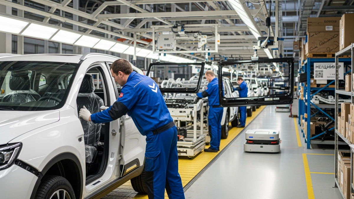 На бывшем заводе GM в Петербурге собрали первый кроссовер Jelad J6