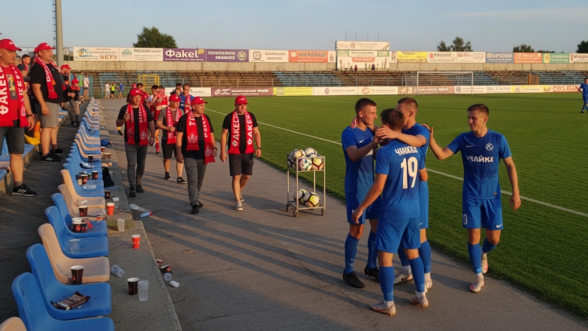 «Факел» потерпел поражение от предпоследней «Чайки» со счётом 2:0