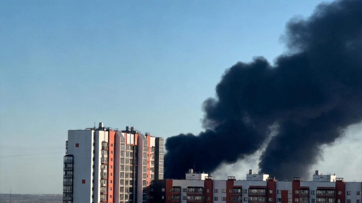 4–5 взрывов в Большом порту: над заливом поднялись столбы чёрного дыма