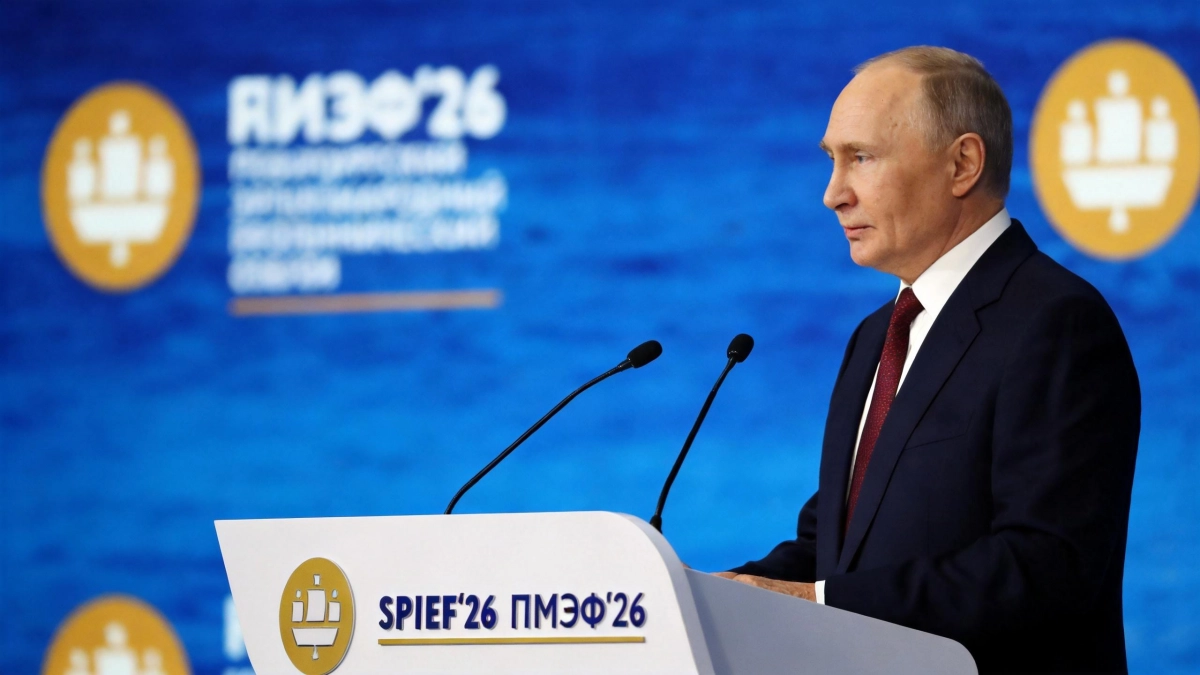 Путин выступил на ПМЭФ: форум впервые посетили делегаты из семи недружественных стран