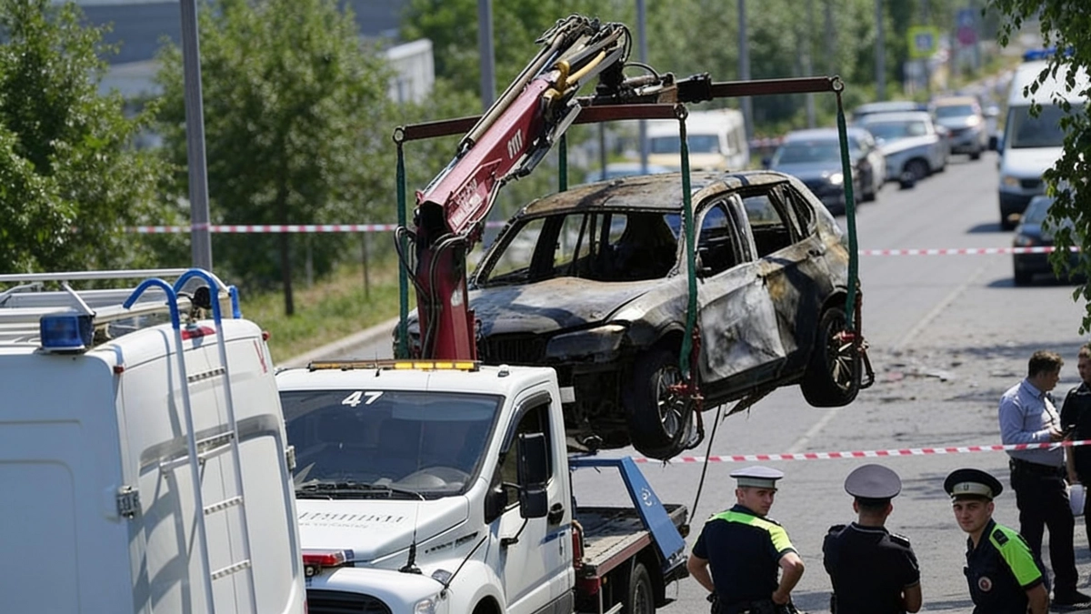 Песков подтвердил: Путину доложили о взрыве BMW в Балашихе
