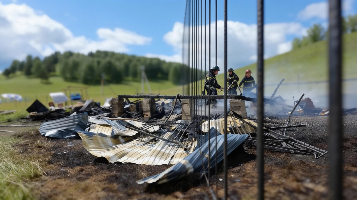 Трое детей до шести лет погибли при пожаре в доме в Башкирии