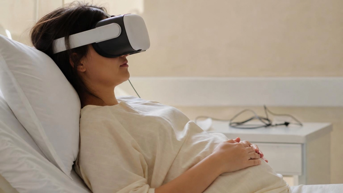 Роды с VR-очками: в России тестируют виртуальную реальность вместо обезболивающих