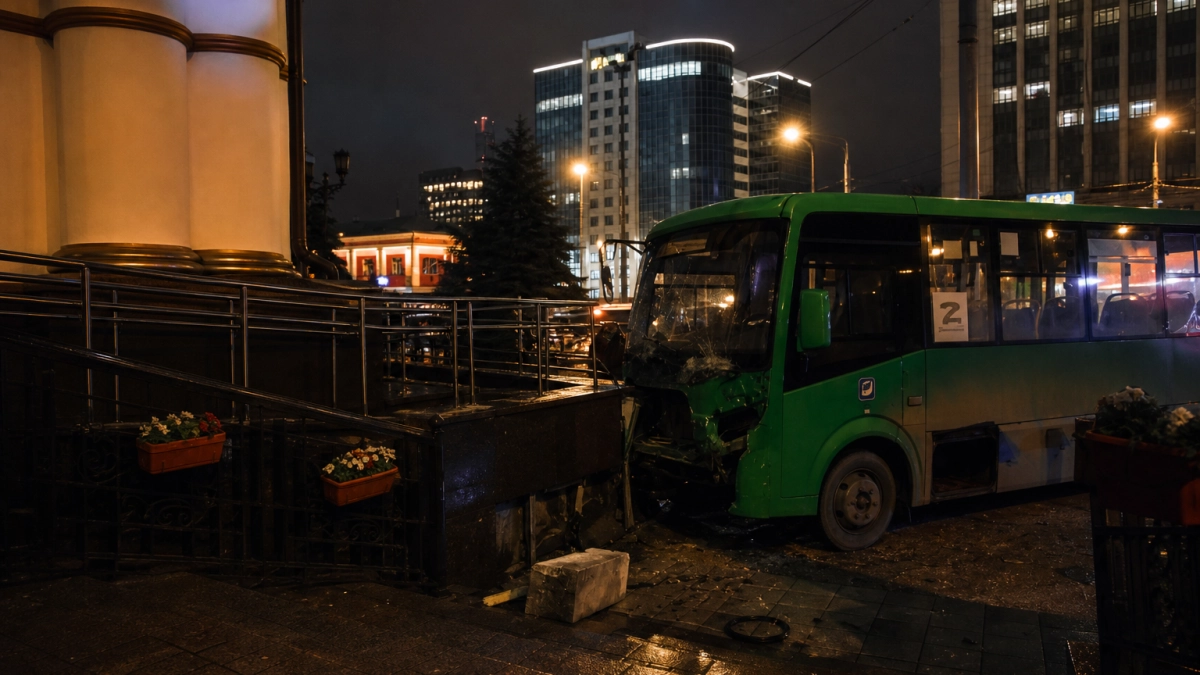 Автобус сбил на тротуаре мать с сыном и еще двух человек в Екатеринбурге