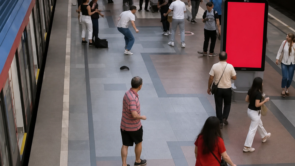 В метро Москвы задержали мужчину, угрожавшего пассажирам светошумовым пистолетом
