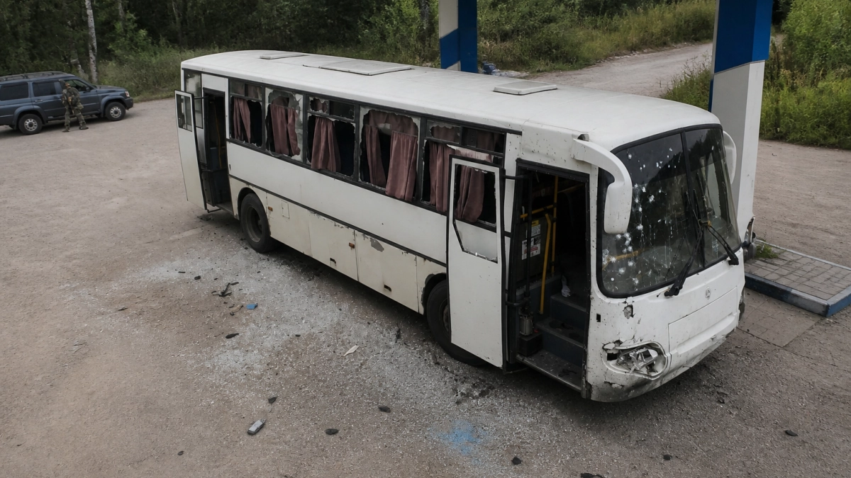 В Шебекине дрон атаковал рейсовый автобус, пострадали 19 человек