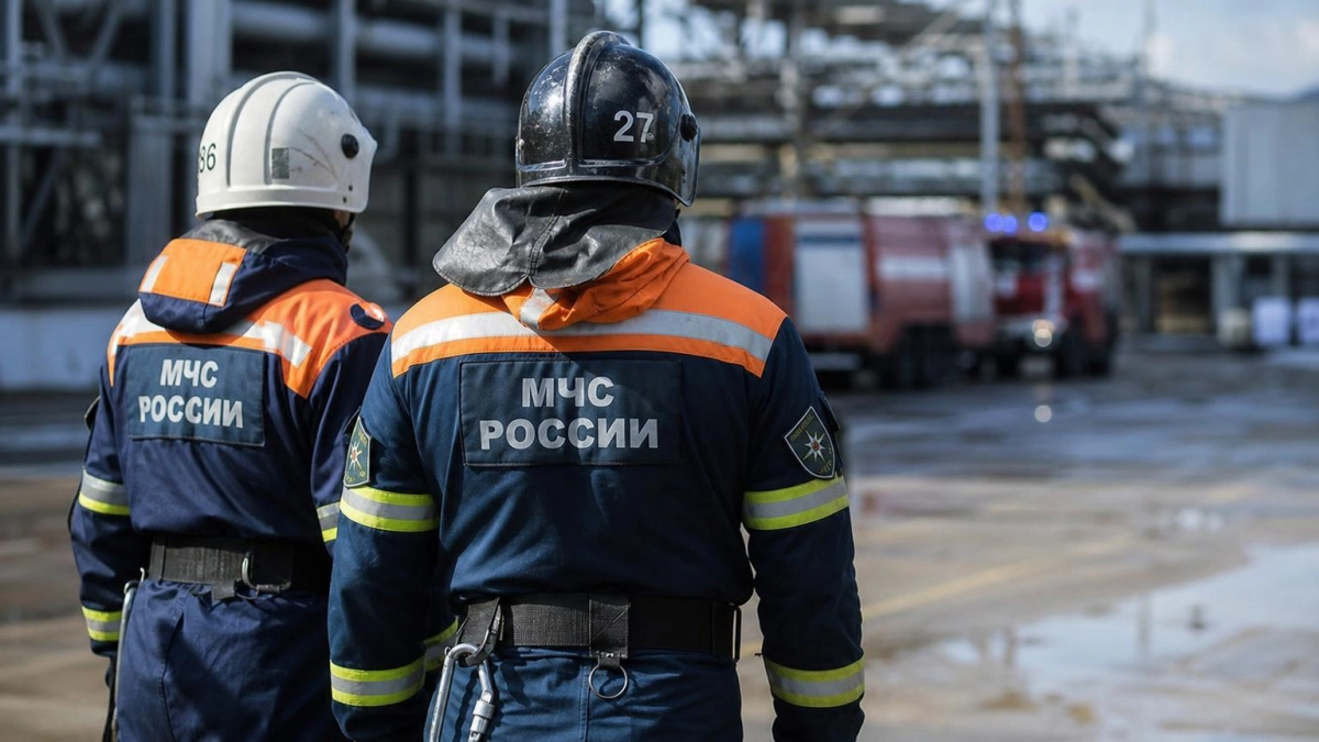 При массовой атаке БПЛА в Рязанской области загорелась территория предприятия