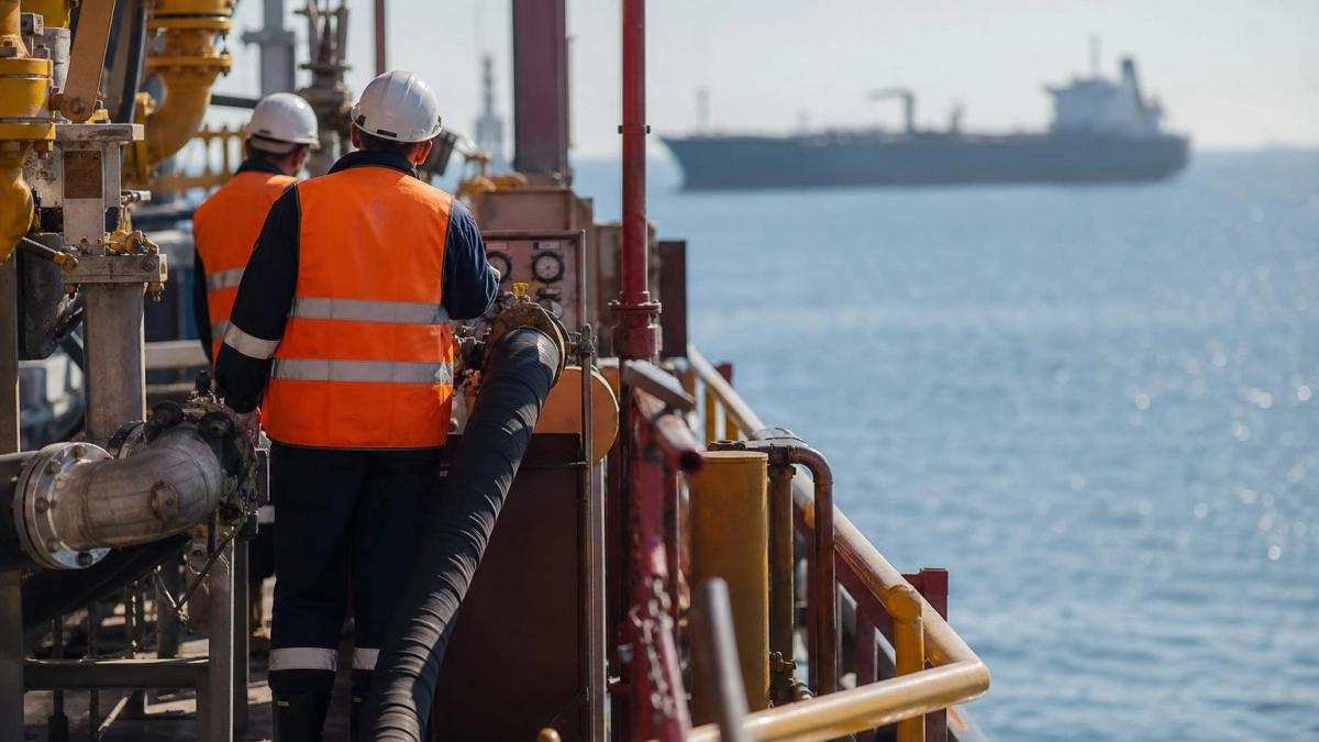 КТК остановил погрузку нефти после атаки БПЛА на два танкера