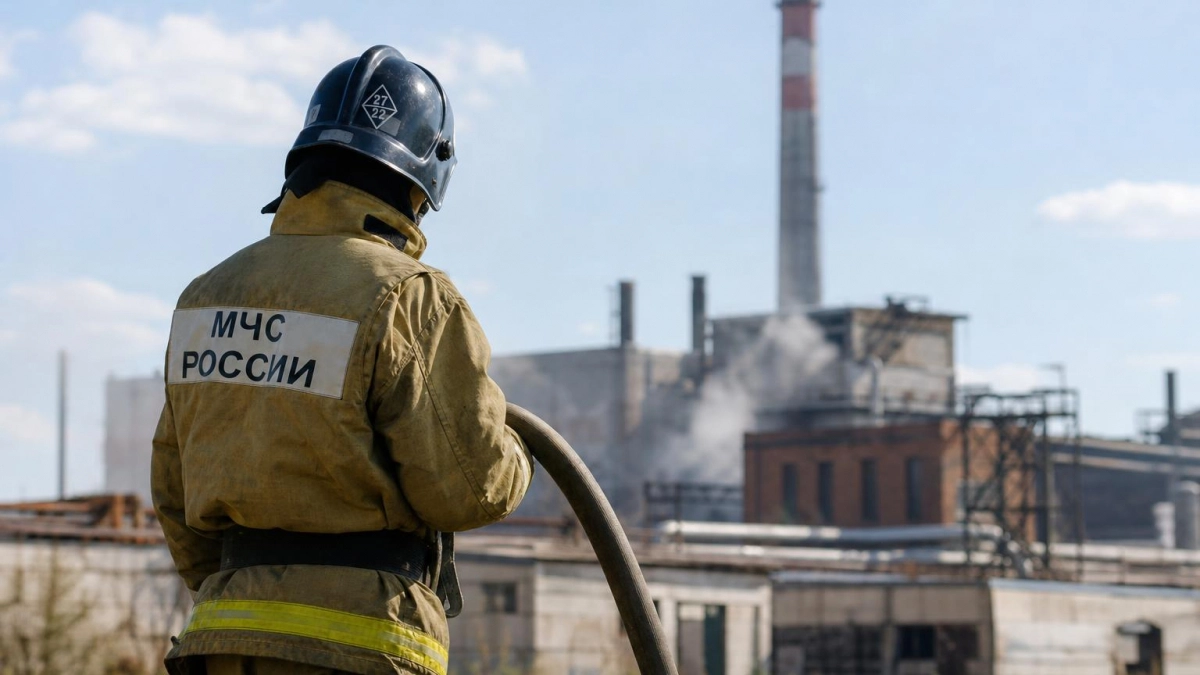 В Королеве произошел техногенный пожар на территории головного института Роскосмоса