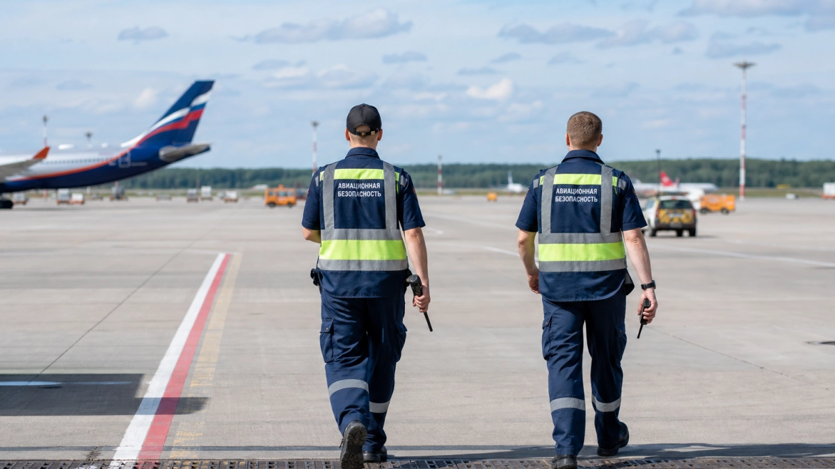 Опоздавшие пассажирки выбежали на перрон в Шереметьево после начала буксировки рейса