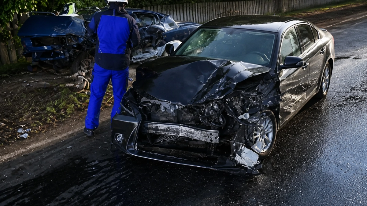 После лобового ДТП в Усть-Катаве умер пассажир ВАЗа, водитель Lexus был пьян