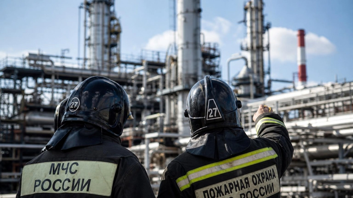 После атаки БПЛА в Краснодарском крае загорелся НПЗ и повреждены дома