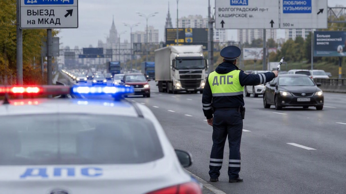 На внешней стороне МКАД у Ленинградского шоссе временно перекрыли движение