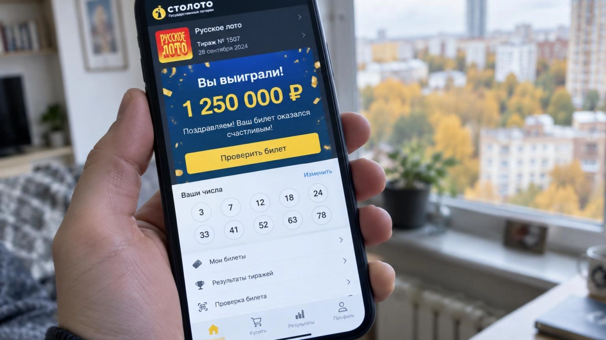 Житель Воронежской области выиграл 57,8 млн рублей без единого совпадения